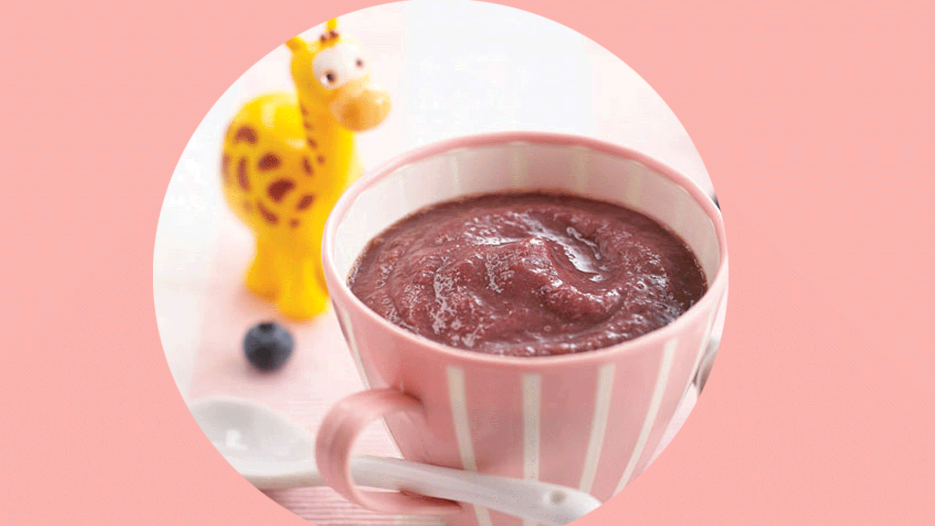 Blueberry, Pear And Banana Puree
