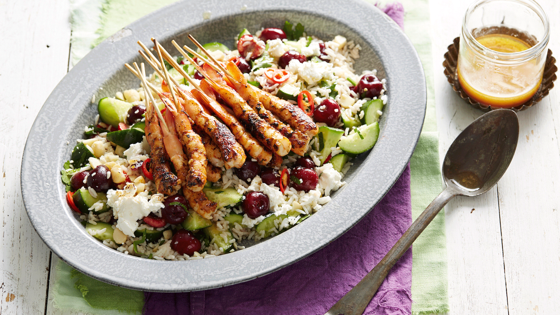Best Ever Christmas Rice Salad