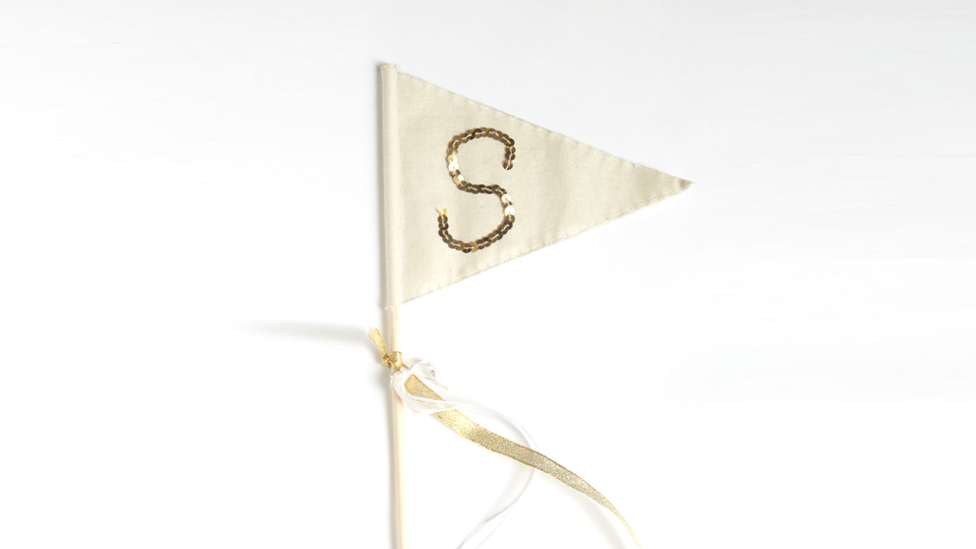 DIY Sequin Flags