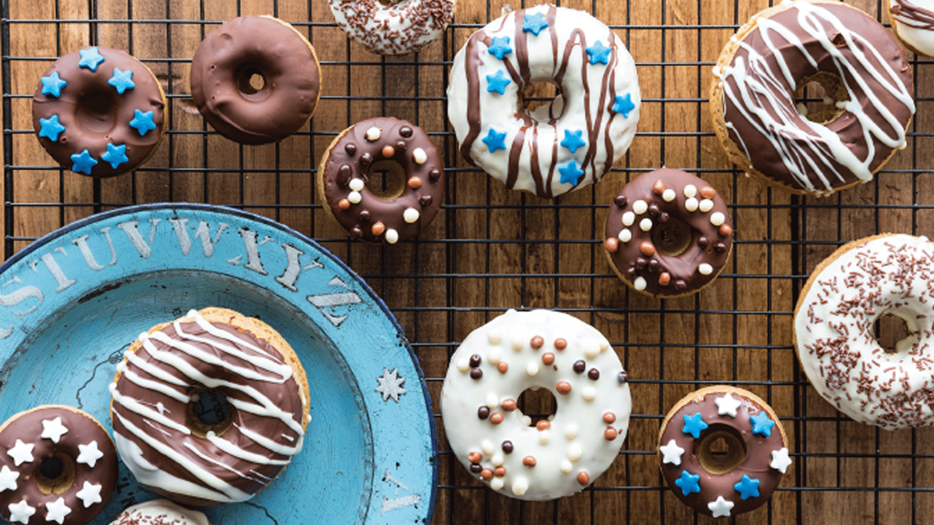 Chocolate Cinnamon Doughnuts