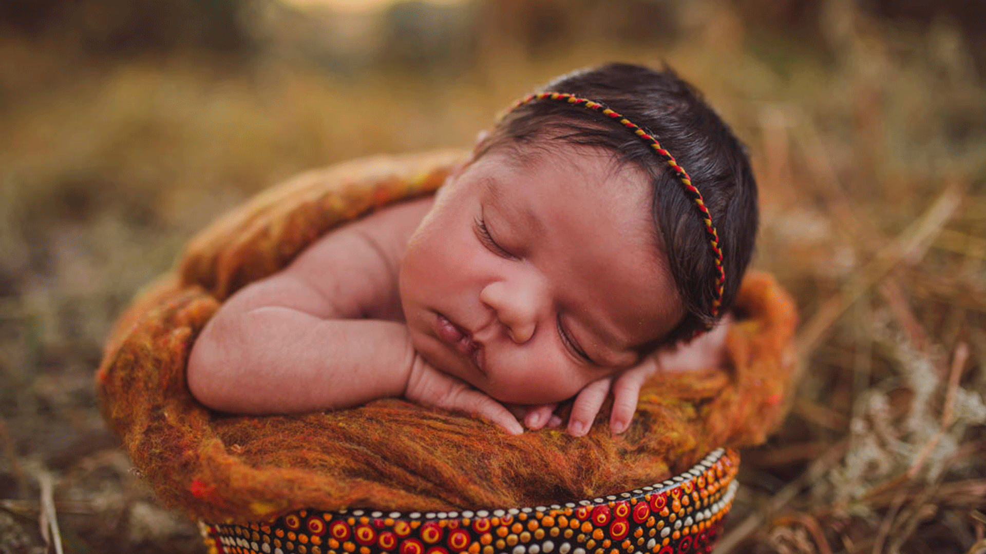 Adorable Aboriginal Newborn Art
