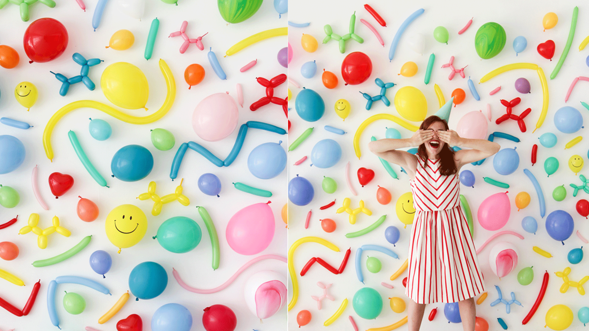 balloons photo booth ideas for school