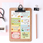 Free Printable Super Kawaii Lunchbox Notes