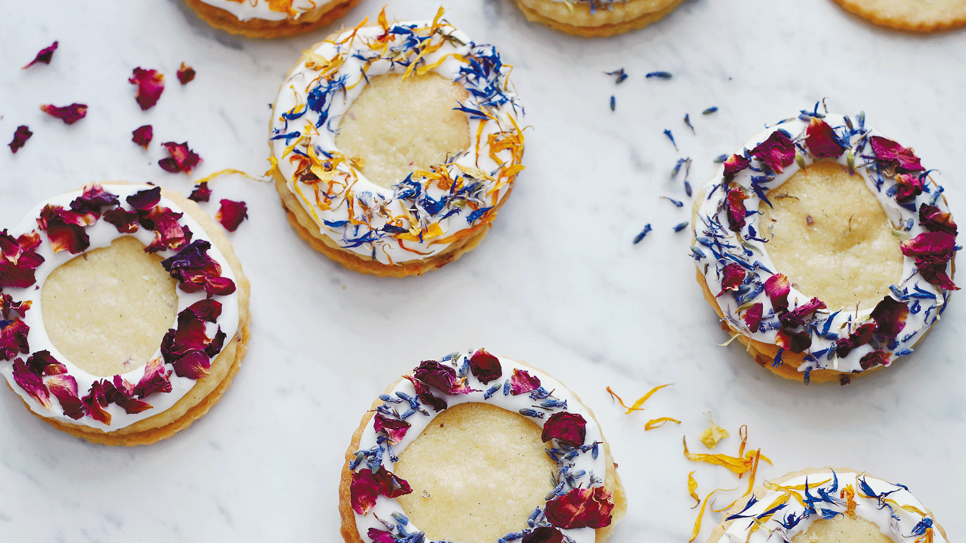 DIY Floral Biscuits