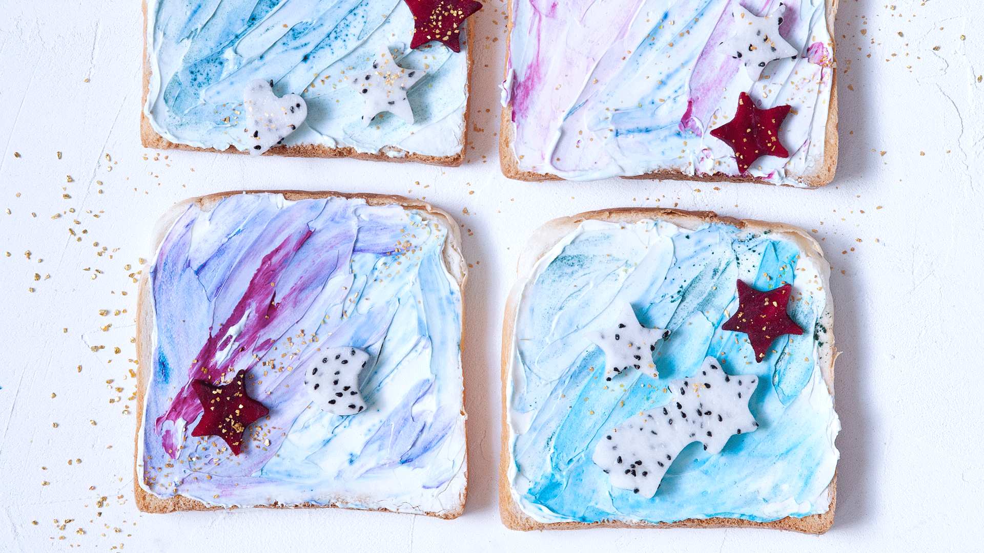How To Make Mermaid Toast