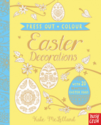 Press out and colour easter decorations small